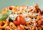 The shapes of pasta food